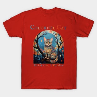 Colorful Cat T-Shirt